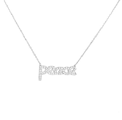 conjunto peace pave cubic blanco